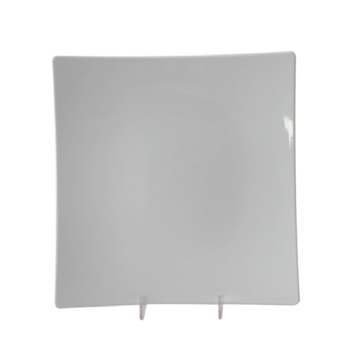 Thunder Group 10" x 10" Square Flare Melamine Plate - 12/Pack