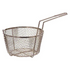 Update International FB-8 Nickel Plated Round Wire Fry Basket, 8-1/2-Inch, Set of 10