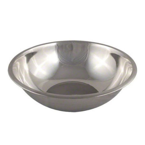 13 qt Stainless Steel Mixing Bowl 15 1/2" Diameter x 4" H Standard Weight MB-1300