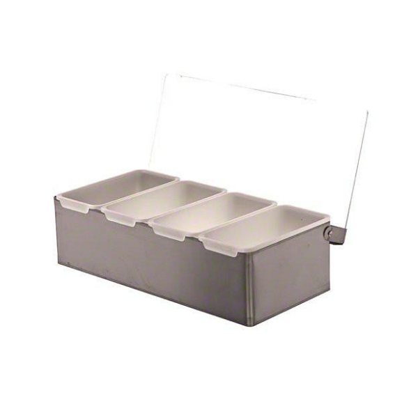 Update International (CD-4) 4-Compartment Condiment Holder