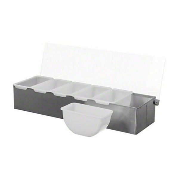 Update International (CD-6) 6-Compartment Condiment Holder