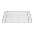 Professional Cross Wire Cooling Rack Half Sheet Pan Grate - 16-1/2" x 12" Drip Screen 2 Pack