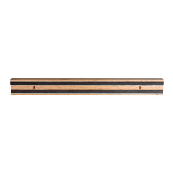 Thunder Group WDGB012 12" Magnetic Bar Wooden Base with Two Magnetic Strips