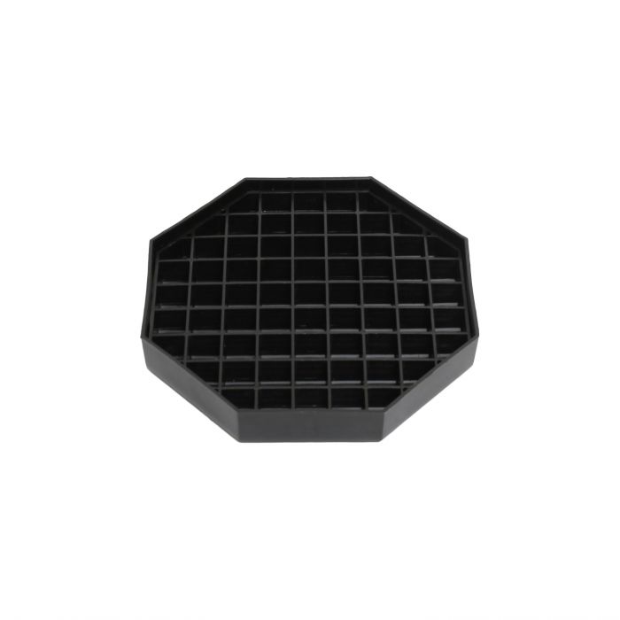 Thunder Group (ALDT060) 5-1/3" x 5-1/3" x 5/7", Hexagon Shape Drip Tray (Pack of 4)