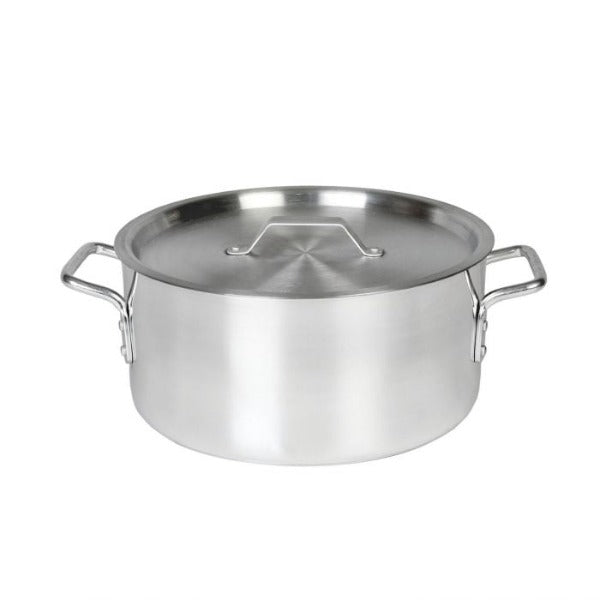 Thunder Group ALSKBP001 8 qt. Aluminum Brazier Pot With Lid