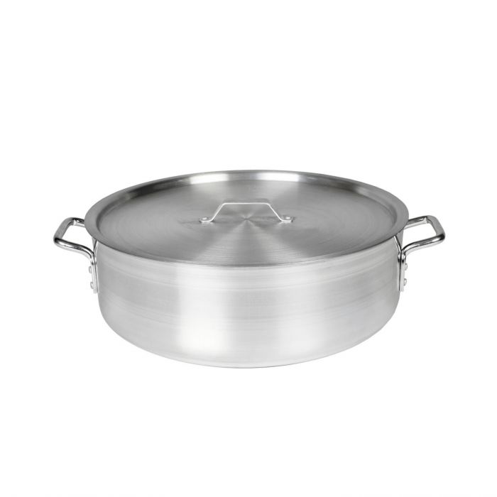 Thunder Group ALSKBP004 20 qt. Aluminum Brazier Pot With Lid