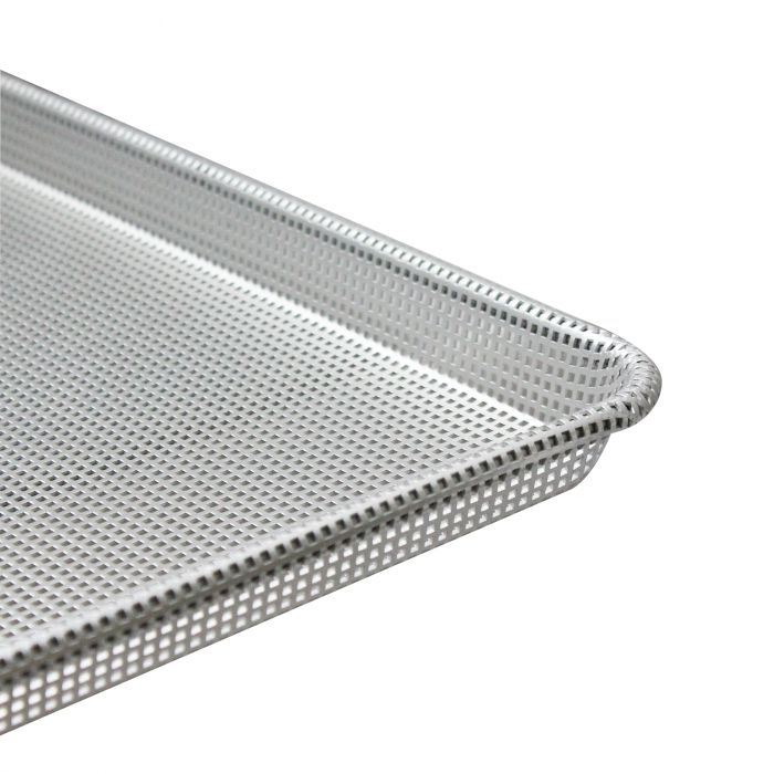 Thunder Group ALSP1826PG Fully Perforated Glazed Aluminum Sheet Pan 18" x 26" Full Size