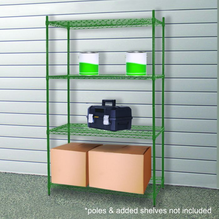 Thunder Group CMEP2430 Epoxy Coating Wire Shelves 24" x 30" With 4 Set Plastic Clip