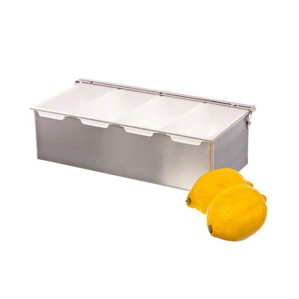 Update International (CD-4) 4-Compartment Condiment Holder