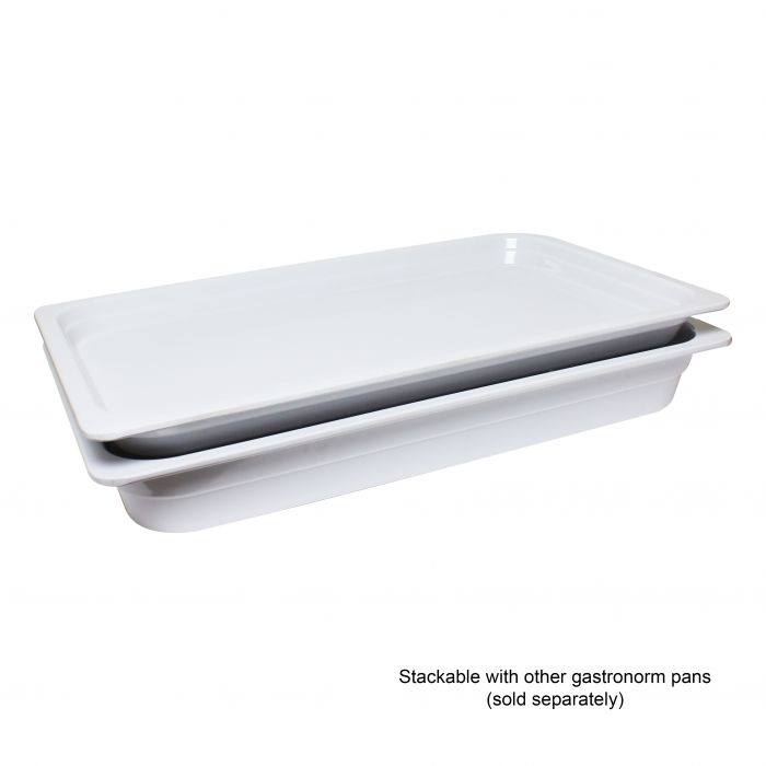 Thunder Group GN1001W Full Size 1 1/2" Deep Melamine GN Pan