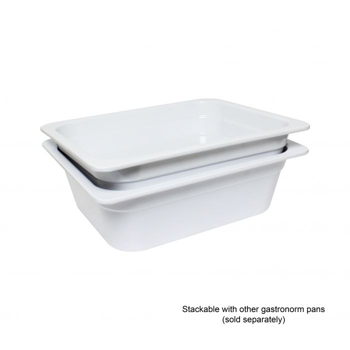 Thunder Group GN1121W Half Size 1 1/2" Deep Melamine GN Pan