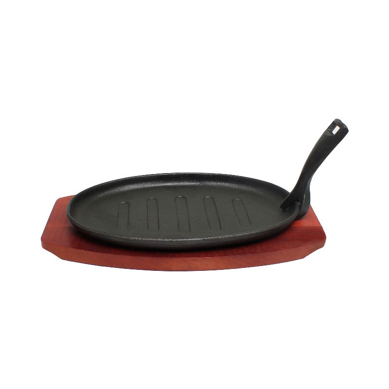 Thunder Group IRBB001 Cast Iron Pork Board, 3 Pieces Set