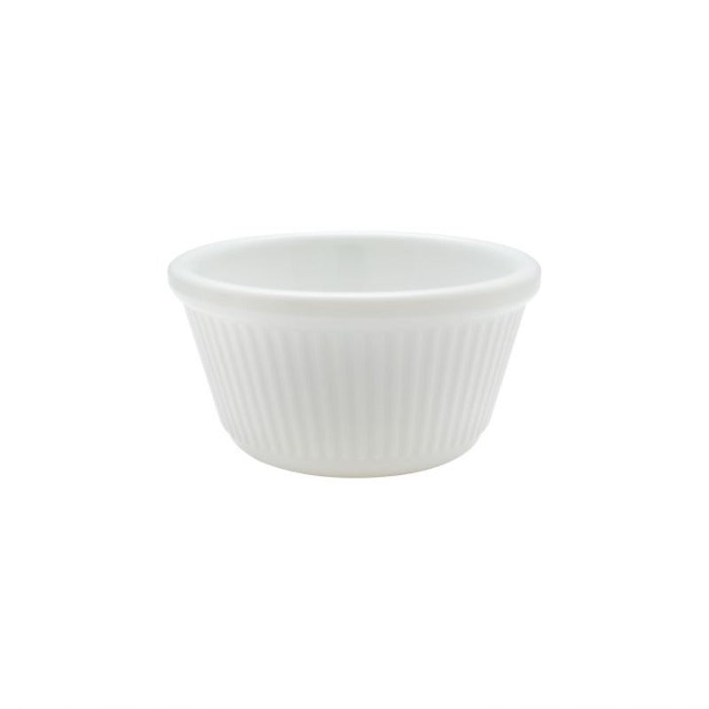 Thunder Group 4 oz. Fluted Melamine Ramekin - 12/Pack