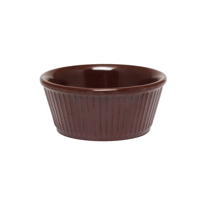 Thunder Group 3.5 oz. Fluted Melamine Ramekin - 12/Pack