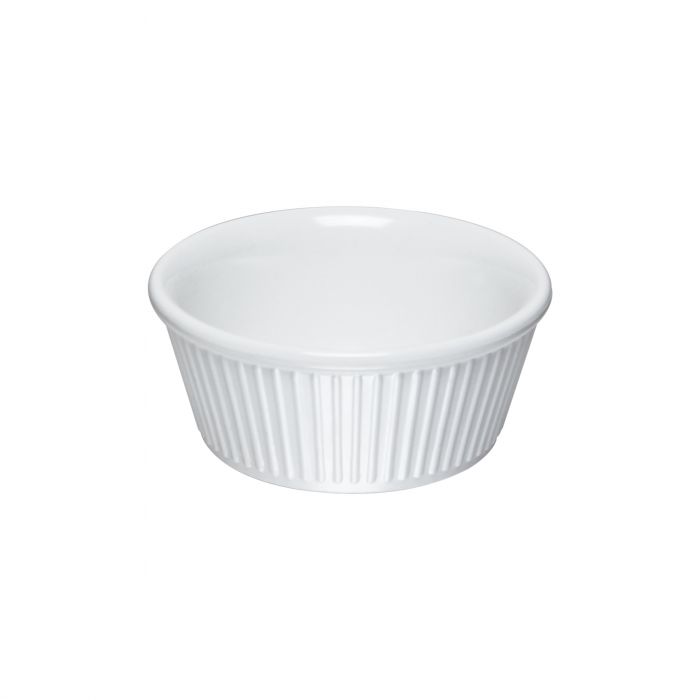 Thunder Group 3.5 oz. Fluted Melamine Ramekin - 12/Pack