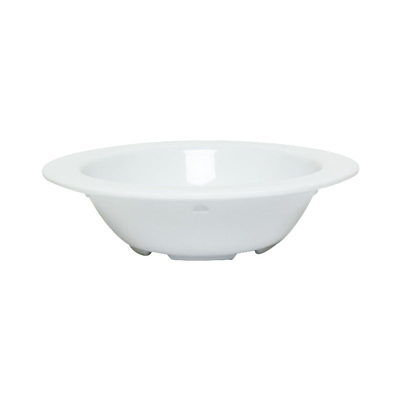 Thunder Group Nustone White Melamine Fruit Bowl - 12/Pack