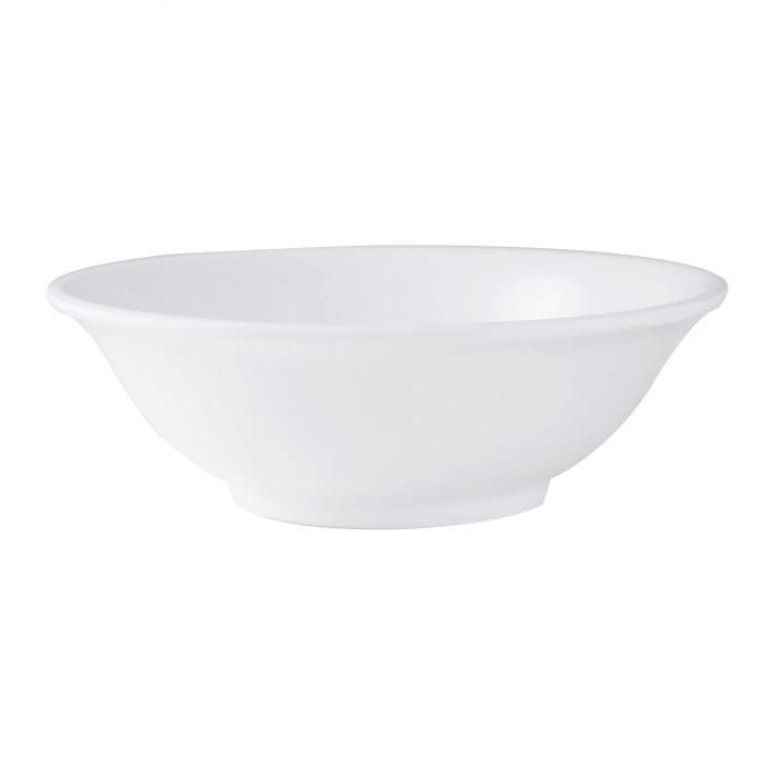 Thunder Group Nustone Melamine Rimless Bowl, White - 12/Pack