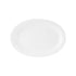 Thunder Group Nustone Melamine Narrow Rim Platter, White - 12/Pack