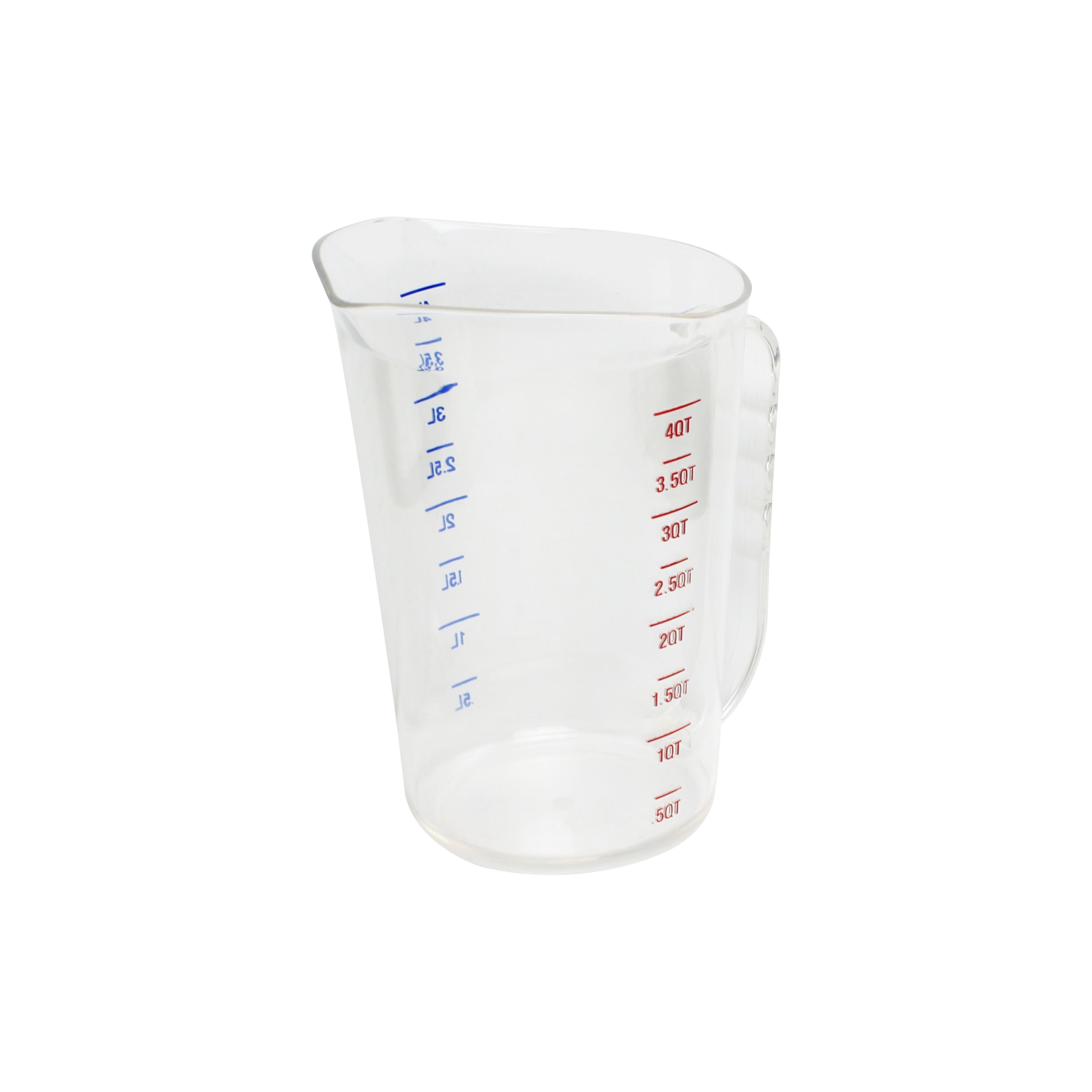 Thunder Group PLMC128CL Heavy Weight Polycarbonate Measuring Cup, 4 Liter/4 Quart