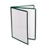 Thunder Group (PLMENU-L3GR) 3 Page Book Fold Menu Cover, 8 1/2" x 11", Green