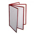 Thunder Group (PLMENU-L4MA) 4 Page Book Fold Menu Cover, 8 1/2" x 11", Maroon