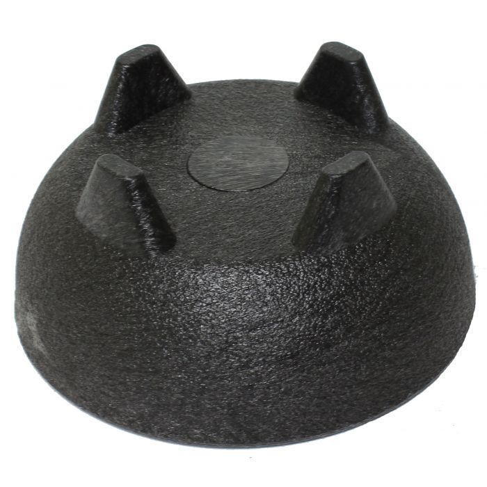 Thunder Group PLMJ010BK 10 oz. Molcajete Salsa Bowl, Black Color (Pack of 4)