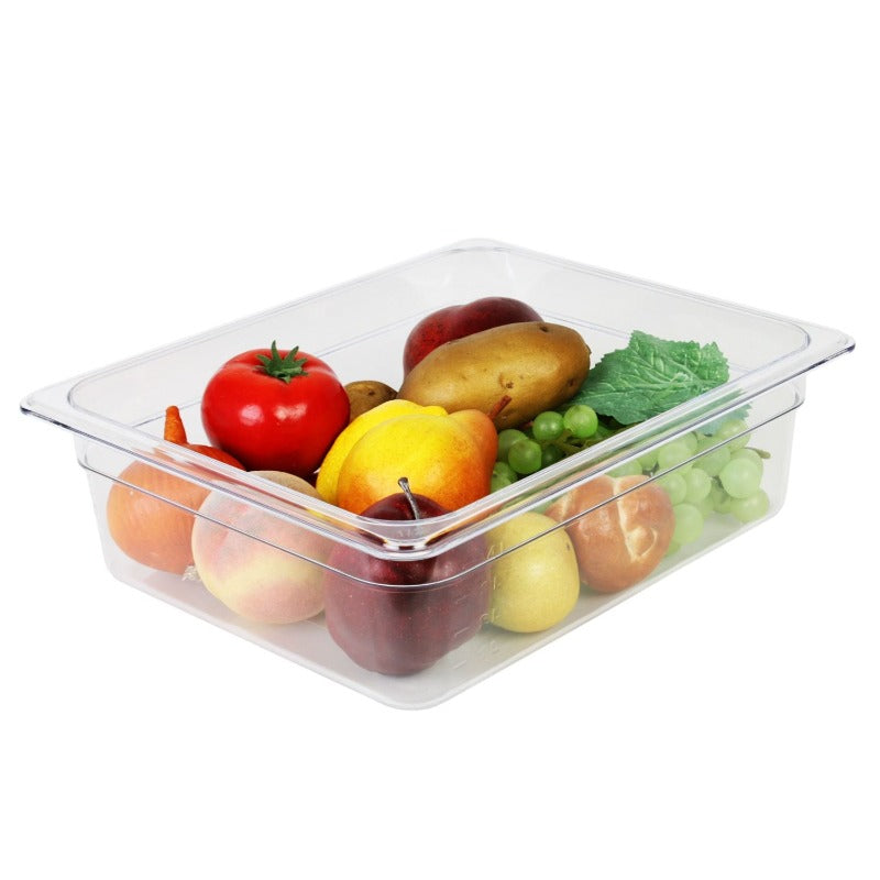 Thunder Group Half Size 4" Deep Polycarbonate Food Pan