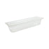 Thunder Group PLPA8124L Half Size Long 4" Deep, Polycarbonate Food Pan, Clear