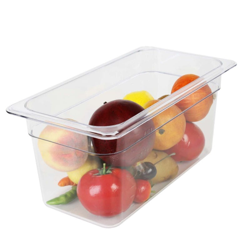 Thunder Group Third Size 6" Deep Polycarbonate Food Pan