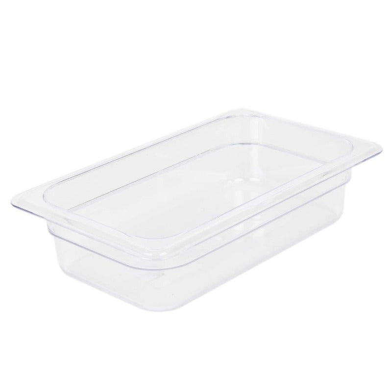 Thunder Group Quarter Size 2 1/2" Deep Polycarbonate Food Pan