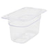 Thunder Group Ninth Size 4" Deep Polycarbonate Food Pan