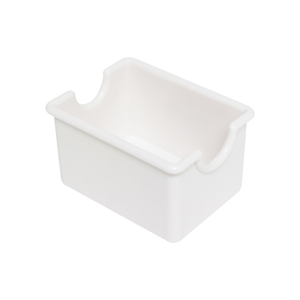 Thunder Group PLSP032WT Plastic Sugar Packet Holder, White Color - 1 Dozen