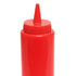 Thunder Group PLTHSB008R 8 oz. Squeeze Bottle Red - 1 Dozen