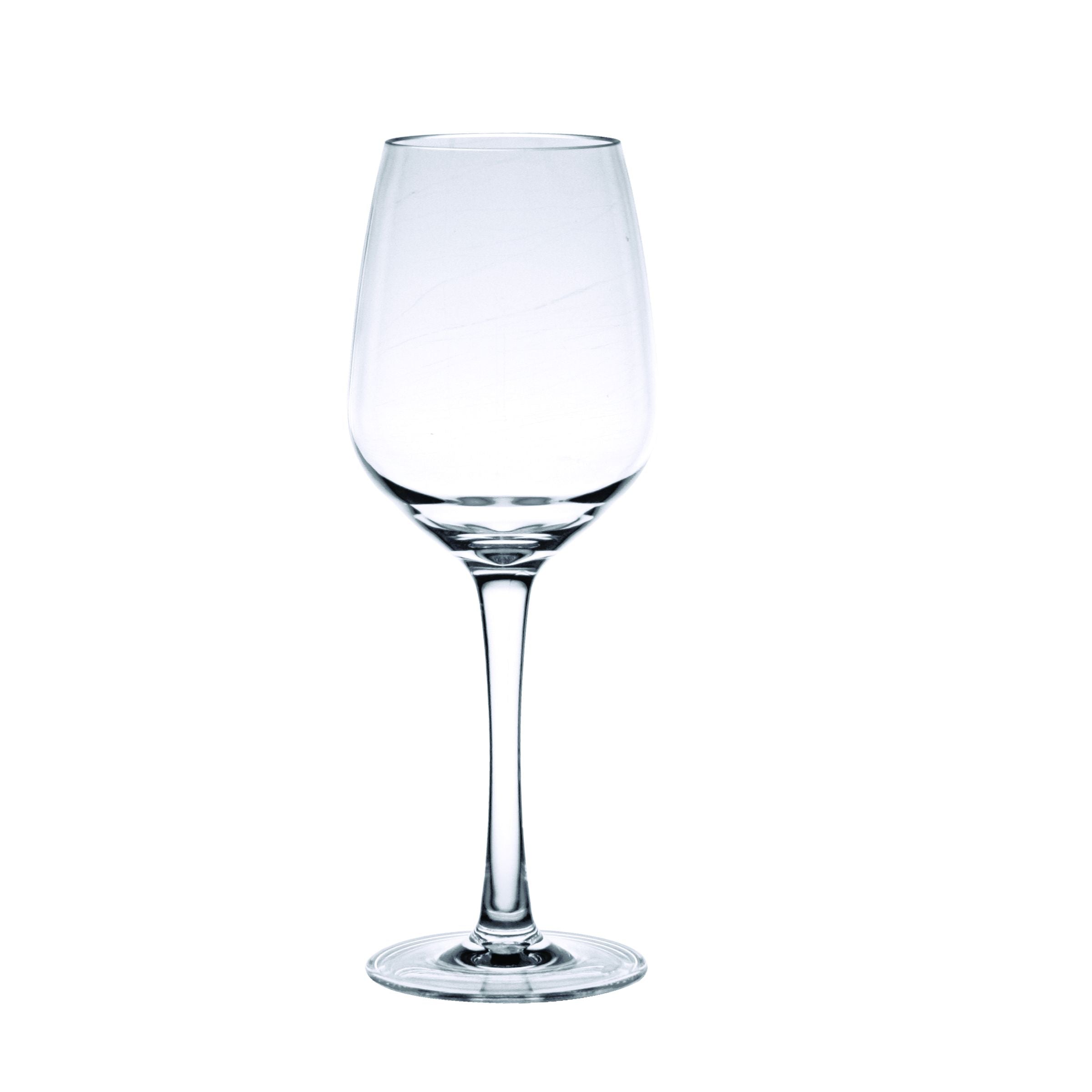 Thunder Group Clear Plastic All Purpose Wine Glass