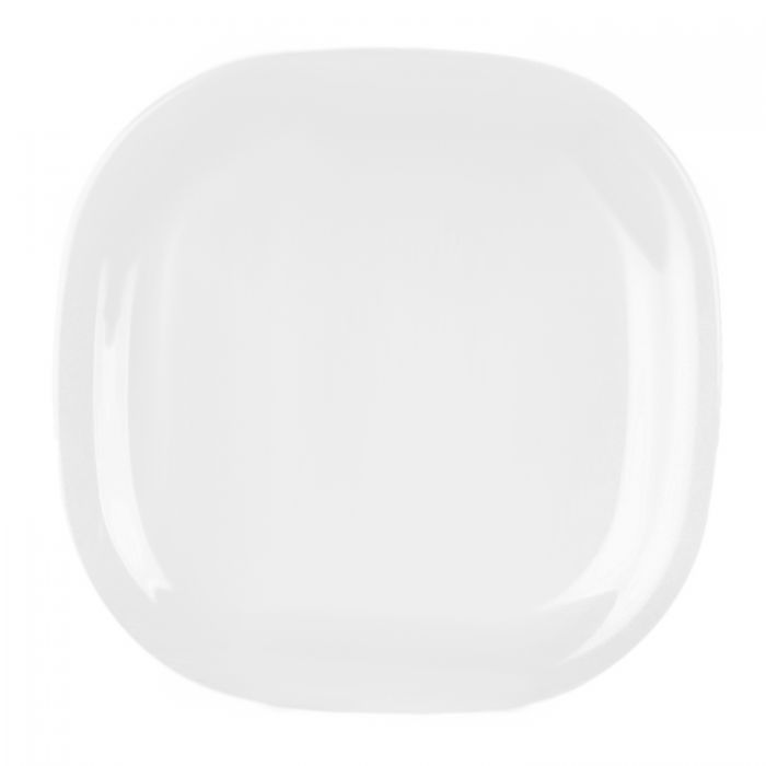 Thunder Group 11" x 11" Round Square Melamine Plate