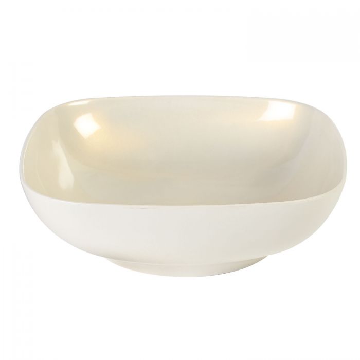 Thunder Group 128 oz. Round Square Melamine Bowl - 6/Pack