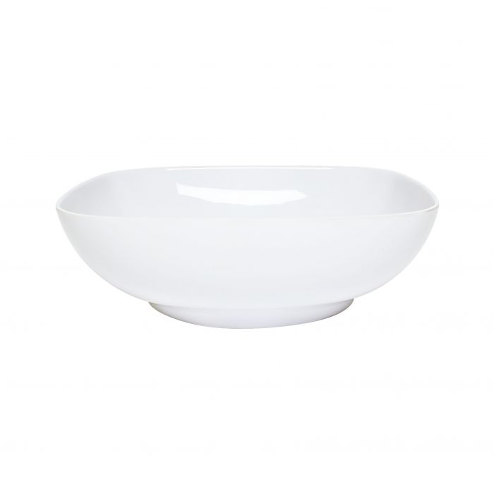 Thunder Group 128 oz. Round Square Melamine Bowl - 6/Pack