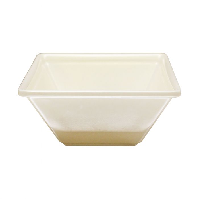 Thunder Group 4 3/4" x 4 3/4" Square 11 oz. Melamine Bowl