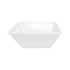 Thunder Group 4 3/4" x 4 3/4" Square 11 oz. Melamine Bowl