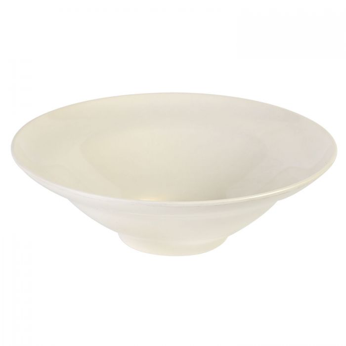 Thunder Group 13" Round 70 oz. Melamine Salad Bowl - 4/Pack