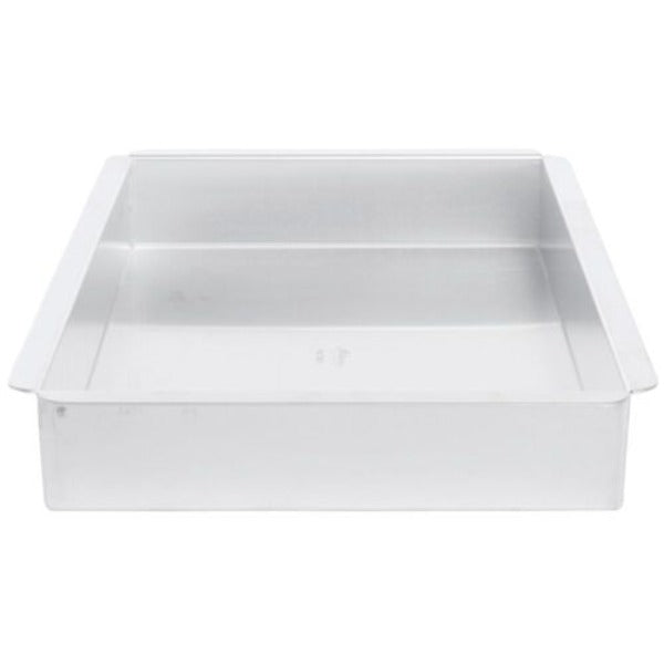 Ateco 12812 12” x 8” x 3” Aluminum Rectangular Cake Pan