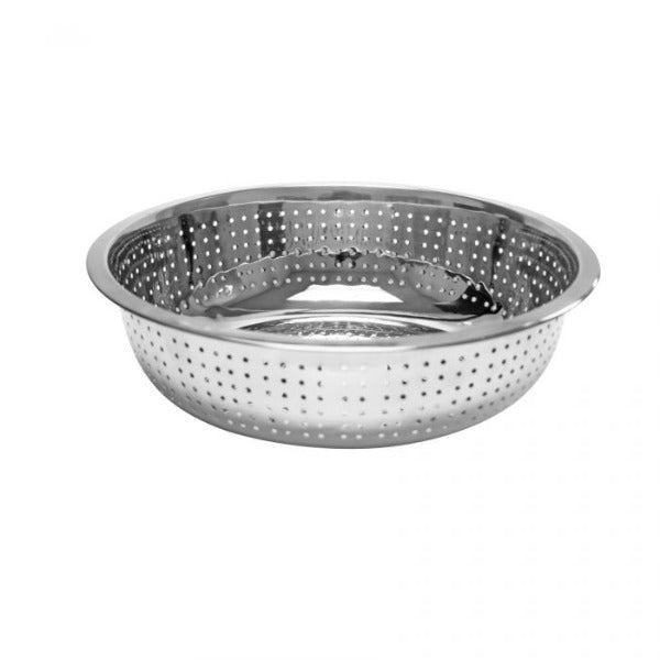 Thunder Group Chinese Colanders With 2.0mm Holes, Stainless Steel