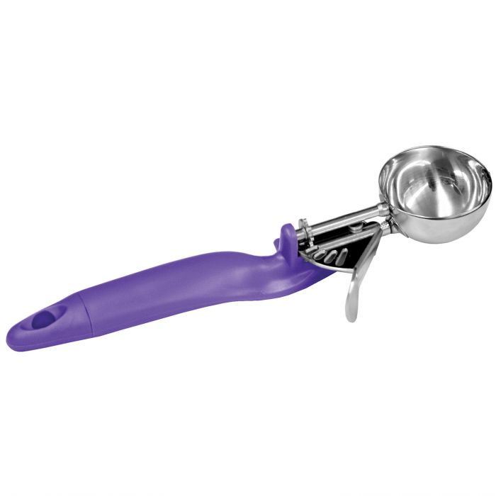 Thunder Group SLDS040L Lever Disher #40 Orchid Ergo Handle, 3/4 oz.