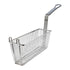 Thunder Group SLFB007 Nickel Plated Rectangular Fry Basket, 13 3/8 " x 4 3/8" x 5 1/2"