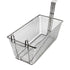 Thunder Group SLFB008 Nickel Plated Rectangular Fry Basket, 12 1/8" x 6 1/2" x 5 3/8"