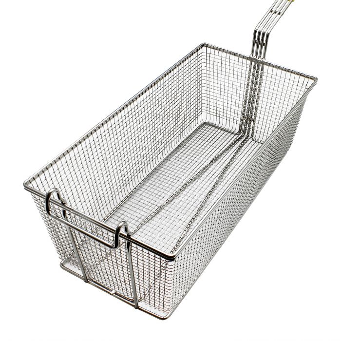 Thunder Group SLFB009 Nickel Plated Rectangular Fry Basket 17" x 8 1/4" x 6"