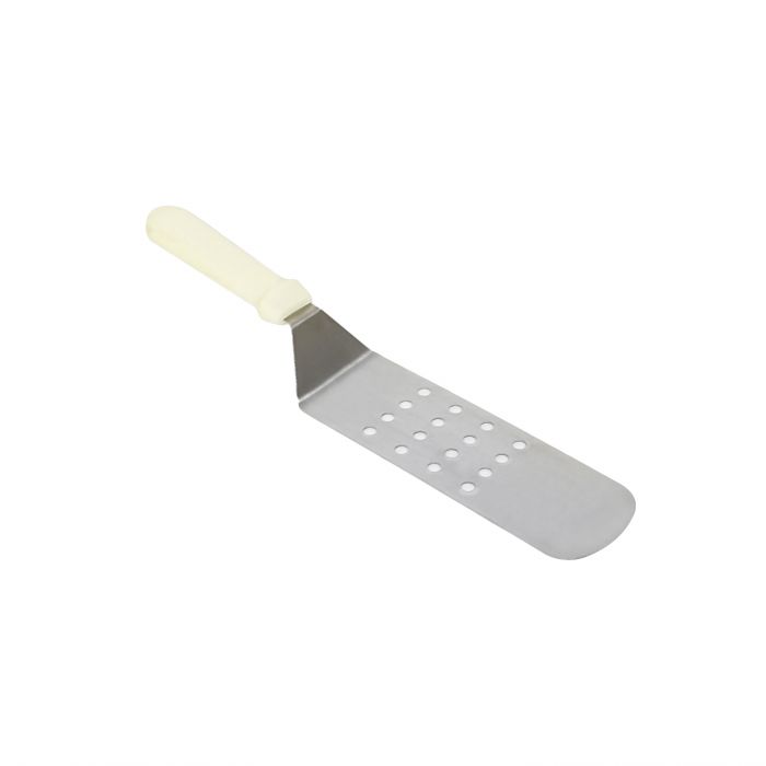 Thunder Group SLFT065P Flexible Perforated Turner with Plastic Handle, 8 1/2" x 3" x 15"