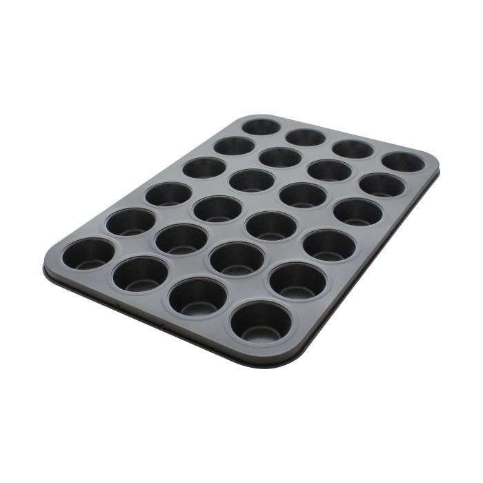 Thunder Group SLKMP124 24 Cup Muffin Pan - Non Stick - Small Cup (0.4M/M), 1.5 oz. Each Cup