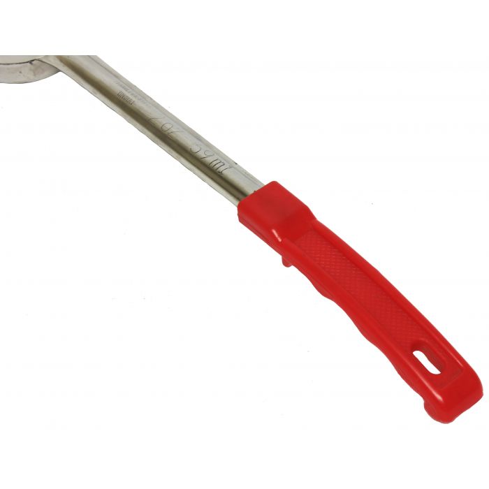 Thunder Group SLLD002A 2 oz. Red Solid Portion Spoon