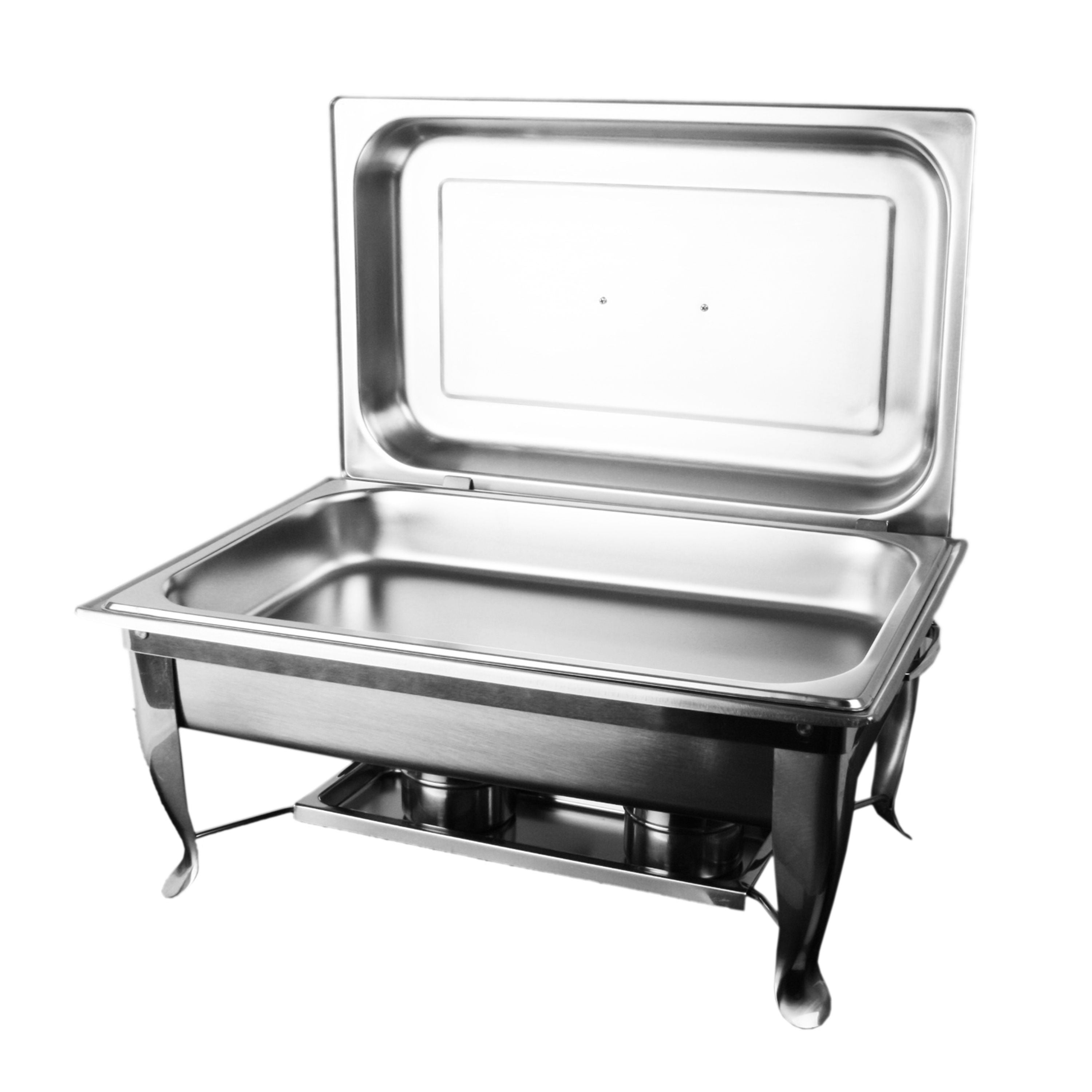 Thunder Group SLRCF005 Foldable Frame Chafer (2 Clip Holder Included), 8 Qt.